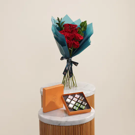Venchi Murrine Cremino Chocolates Orange Gift Box | Charming Flowers