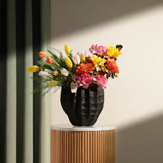 Vibrant Celebration Flower Vase
