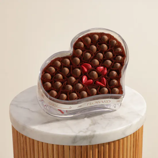 Floward Heart Chocolate Tray