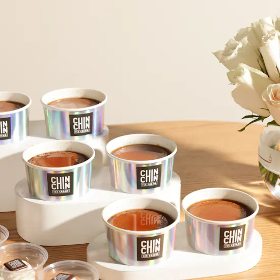 Chin Chin Crème Caramel Box | Graduation Flowers