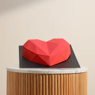 Dinara Kasko Red Velvet Heart Cake
