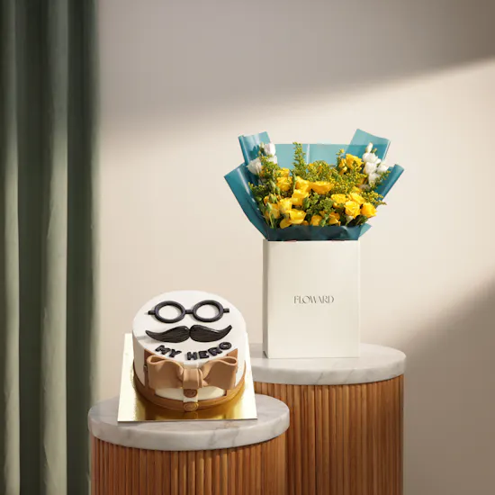 Floward My Hero Cake | Fantastic Flowers