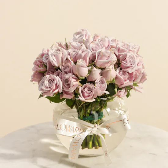 Miss L' by L'azurde Gold Elegant Necklace | Serenity Flowers Vase