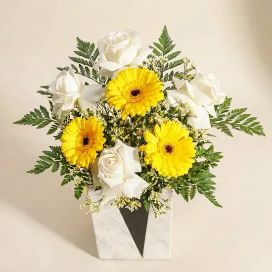 Cheerful Elegance Flower Vase