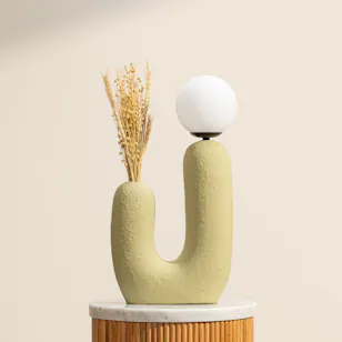 Ukiyo U-Shape Lamp Dry Flowers Vase