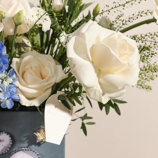 Maisam Qassem New Baby Boy Flowers Vase
