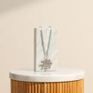 Alsebhaa Aquamarine Rosary 