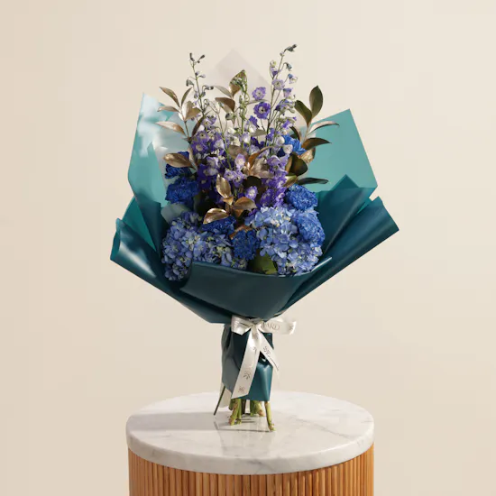 Blue Midnight Dream Flower Bouquet