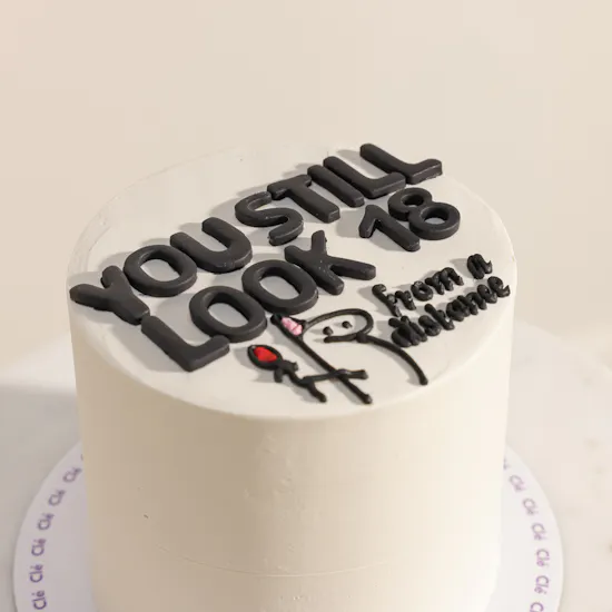 Cle Bakery Customized Birthday Cake