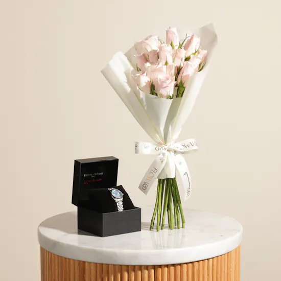 Pierre Cardin Opéra Timbre Silver Women’s Watch | Soft Flowers