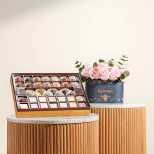 Godiva Ultimate Collection Chocolates and Biscuit Box | Smooth Melody Flower Box