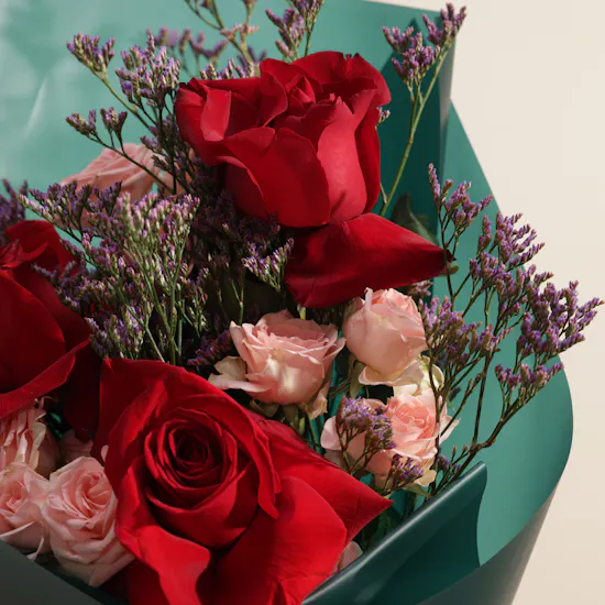 Shimmering Magical Flowers Bouquet