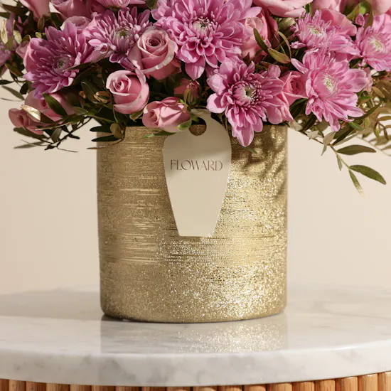 Festive Lights Flower Vase