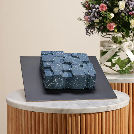 Dinara Kasko Cookies Squares Cake | Festive Birthday Flower Vase