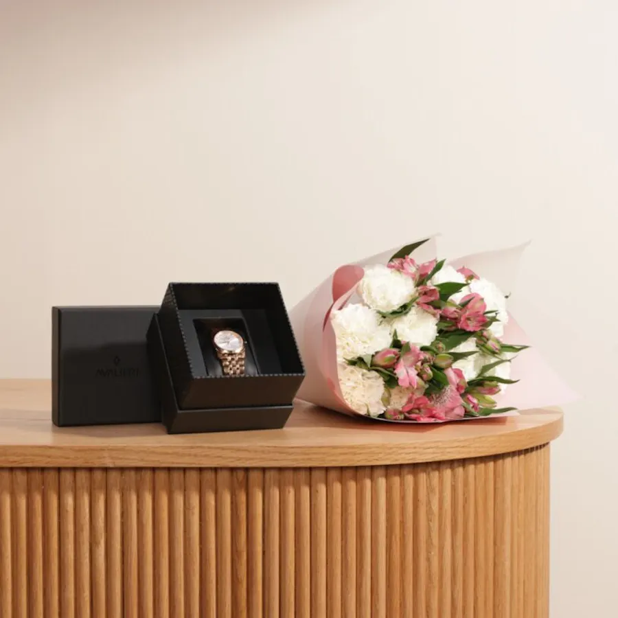 Alshaya Avalieri Prestige Women's Watch | Flowers 5