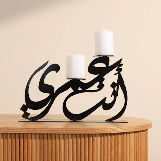 Floward You Are My Life Candles Holder with Candles