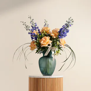 Whispers of the Ocean Flowers Vase