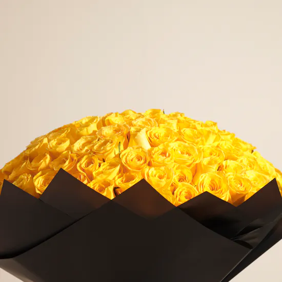 Sunshine Delight Bouquet | 150 Roses