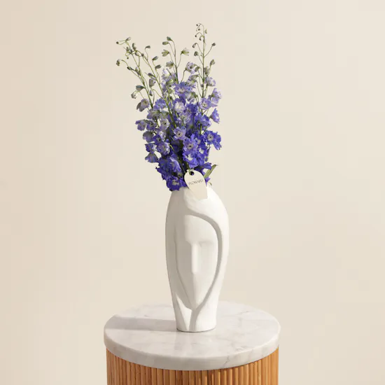 Moonstone Bloom Flower Vase