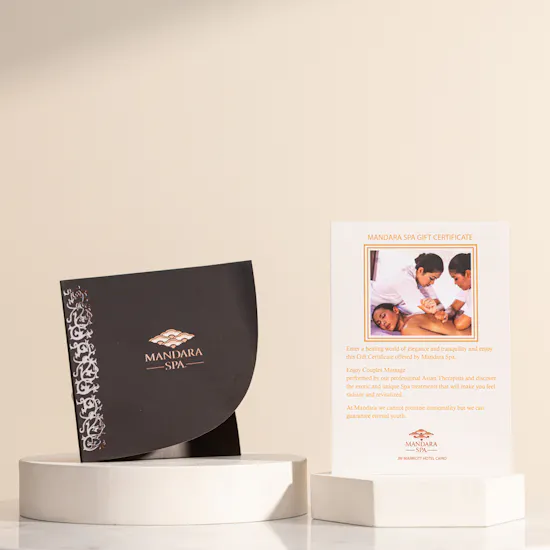 JW Mandara Spa Couples Massage Voucher