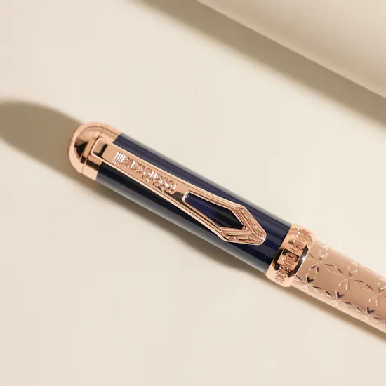 Roberto Cavalli Rose Gold and Black Pen
