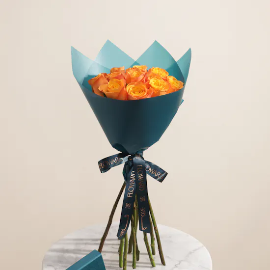 Venchi Murrine Chocoviar and Ingot Chocolate Blue Gift Box | Delicate Flowers