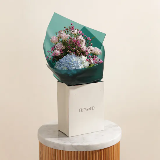 Moonlit Harmony Flowers Bouquet