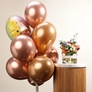 Happy Birthday Balloons | Flowers Vase