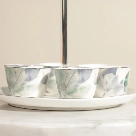 Otantik Marisella Arabic Coffee Set with Stand
