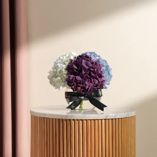 Whispers of Romance Hydrangea Vase