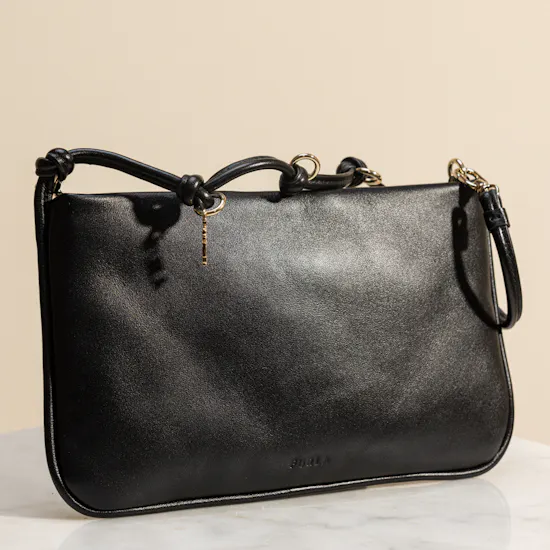 Furla Lily Black Leather Women's Pouch