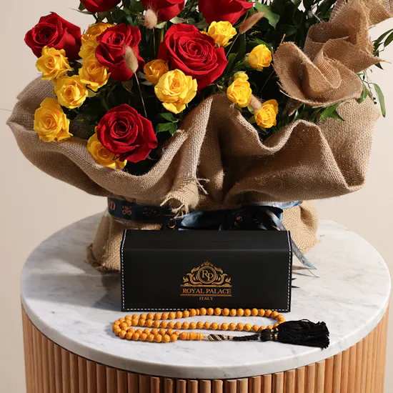 Royal Palace Misbaha with Amber Smell | Flower Bouquet