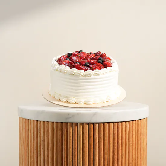 Secrets Cake Forte Blanc Fraise Cake