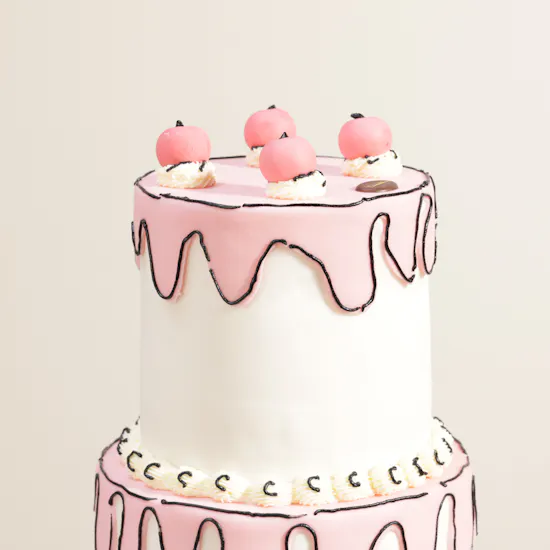 Crumbles Layered 2D Comic Cake
