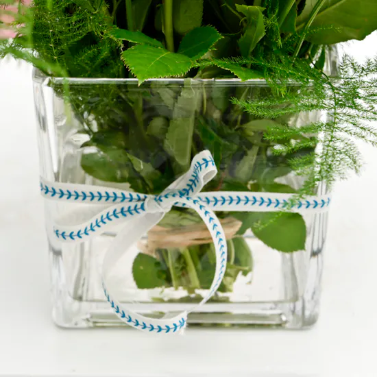Birthday Pinks | Square Vase