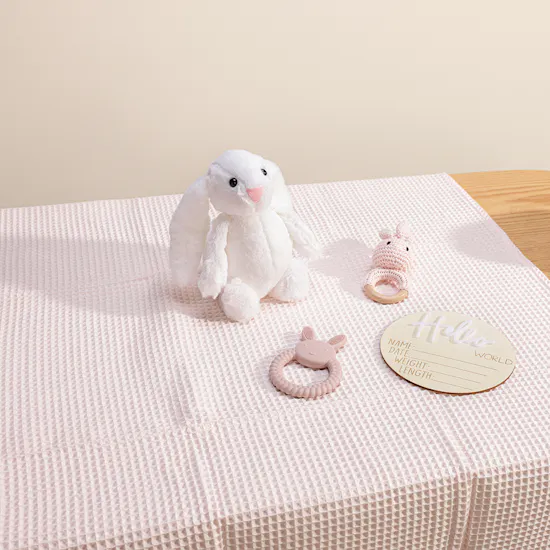 Cozy Bunny Newborn Giftset | Pink