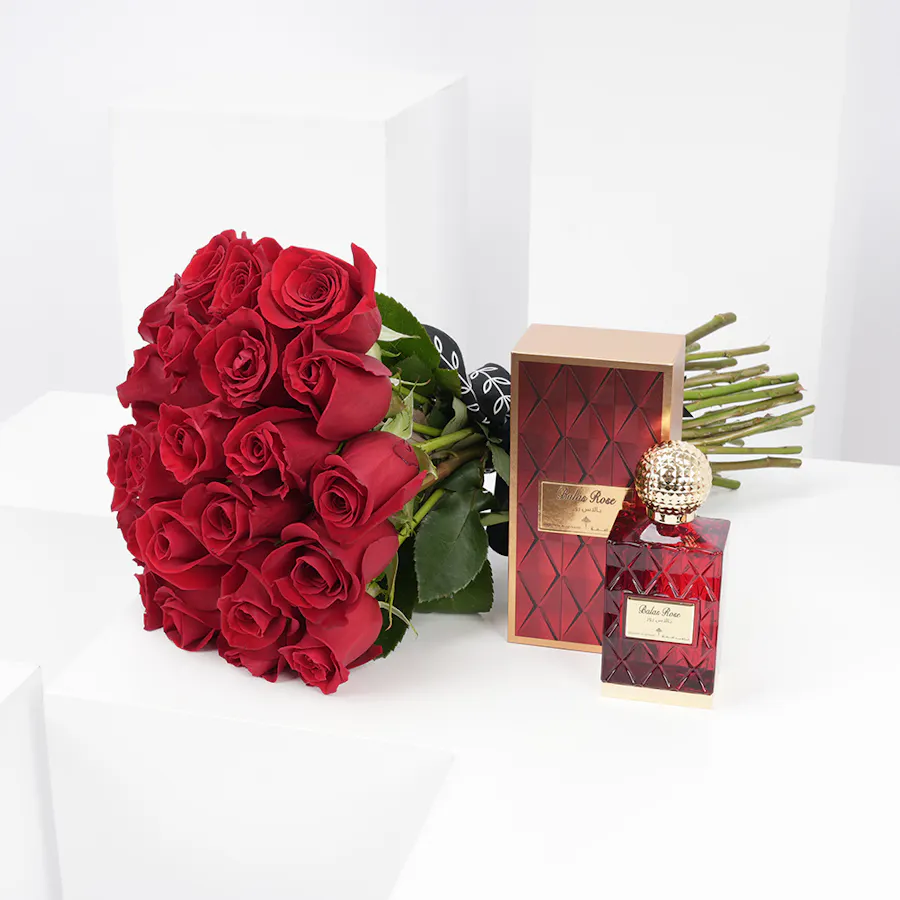 25 Red Roses | Ibrahim Alqurashi Balase Rose EDP 4