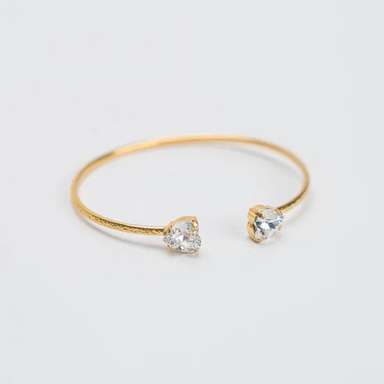 Caroline Svedbom Crystal Heart Bracelet