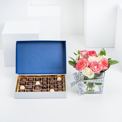 Lilac Bonbon Chocolate Box | 24 Pieces