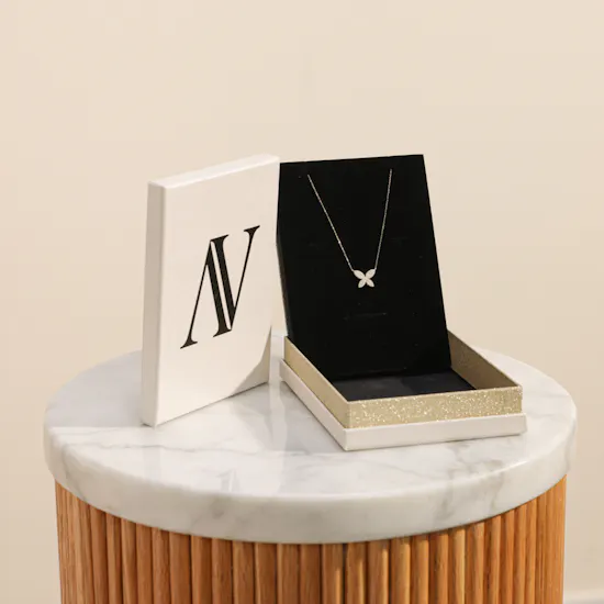 AV Jewelry Butterfly Collection Gold Necklace