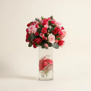 Birthday Flowers Vase