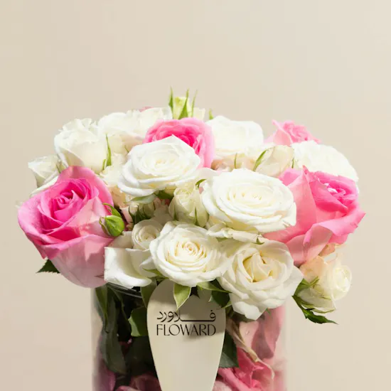 Blush of Dawn Flowers Vase