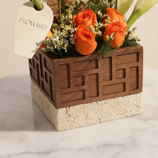 Wrth Warm Morjana Floral Box