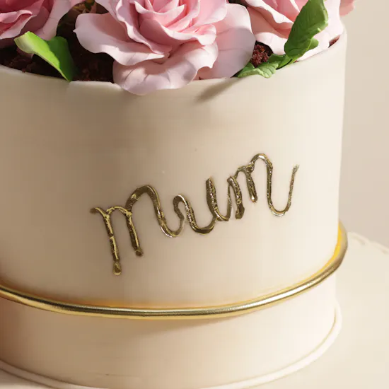 Mister Baker Mum Pink Rose Cake