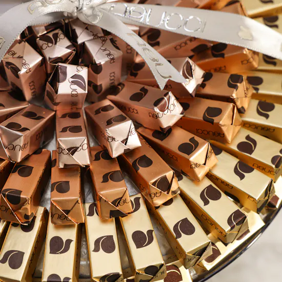 Abucci Chocolate Round Tray