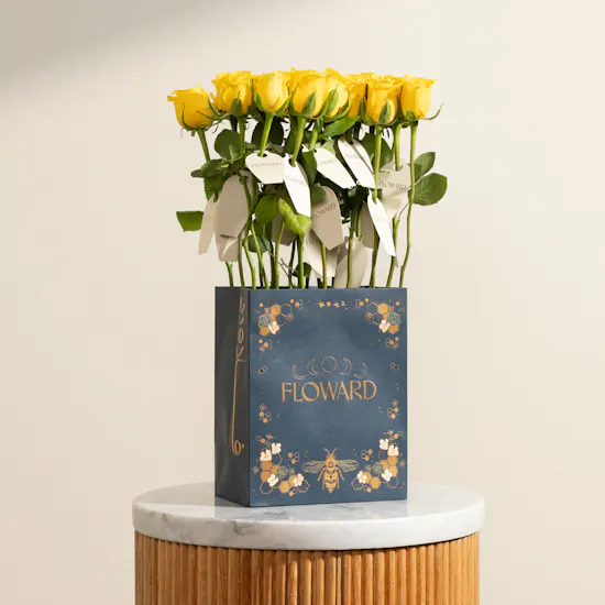 Teacher's Day Single Yellow Rose Giveaways