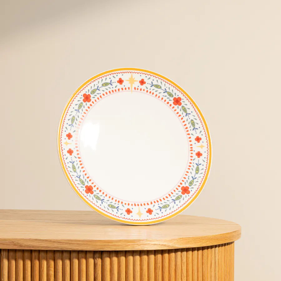 Kin Suki Coastal Bloom Multipurpose Plate 1