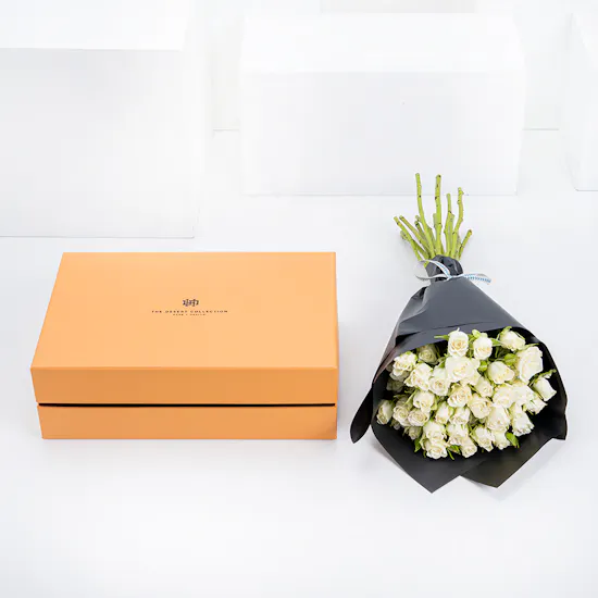 Herb + Design The Desert Set | White Baby Roses
