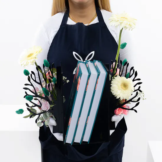 Floward Books Stand | Flowers