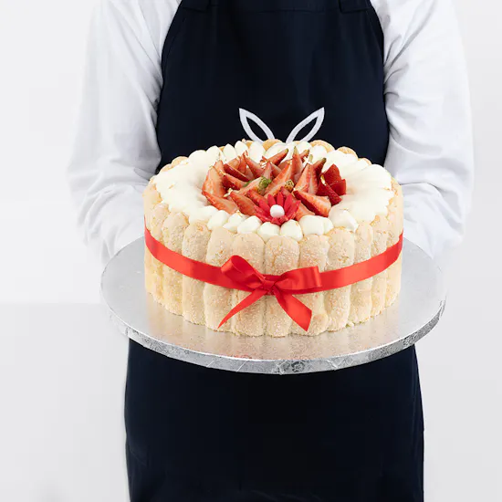 Charlotte Cake | Red Roses